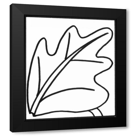 Sprout II Black Modern Wood Framed Art Print with Double Matting by Stramel, Renee W.