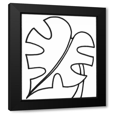 Sprout III Black Modern Wood Framed Art Print by Stramel, Renee W.