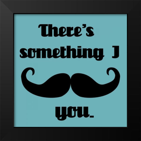 Theres Something I Must Ask Black Modern Wood Framed Art Print by Vision Studio