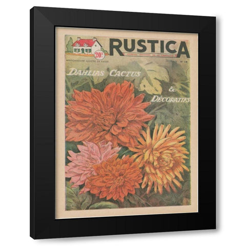 Plantez Des Decoratifs Black Modern Wood Framed Art Print by Unknown