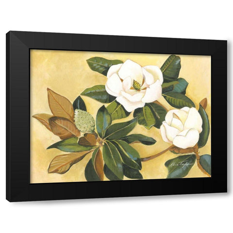 Southern Magnolia I Black Modern Wood Framed Art Print by Taylor, Kris