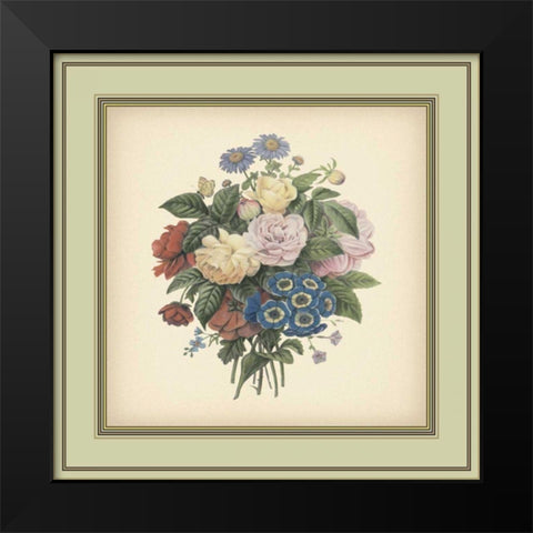 Tuscany Bouquet II Black Modern Wood Framed Art Print by Unknown