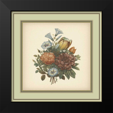 Tuscany Bouquet VI Black Modern Wood Framed Art Print by Unknown