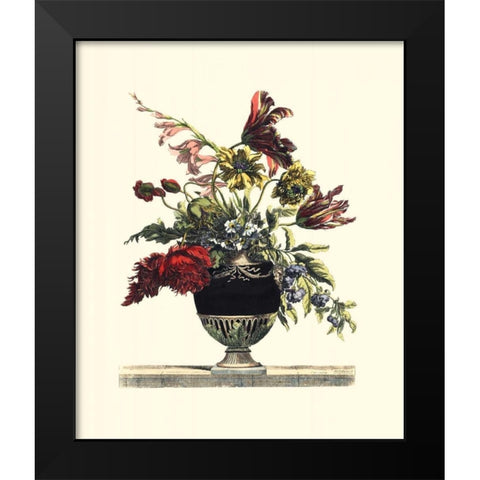 Flowers for June I Black Modern Wood Framed Art Print by Baptiste, Giovanni