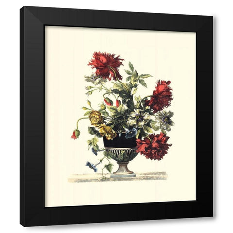 Flowers for June II Black Modern Wood Framed Art Print with Double Matting by Baptiste, Giovanni