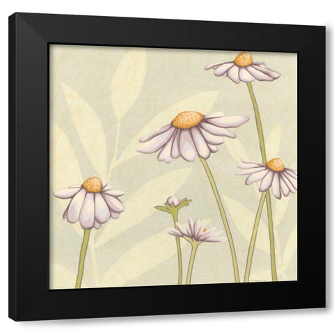 Garden Silhouette IV Black Modern Wood Framed Art Print with Double Matting by Meagher, Megan