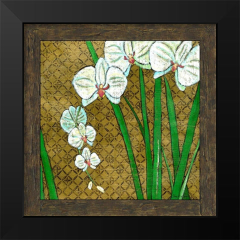 Exotic Garden I Black Modern Wood Framed Art Print by Zarris, Chariklia