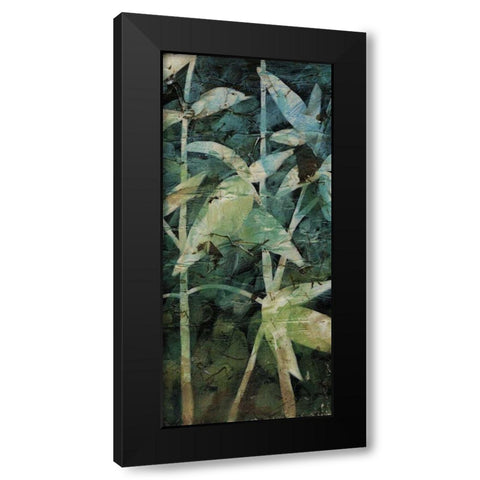 Mystic Reflections Panel II Black Modern Wood Framed Art Print by Meagher, Megan