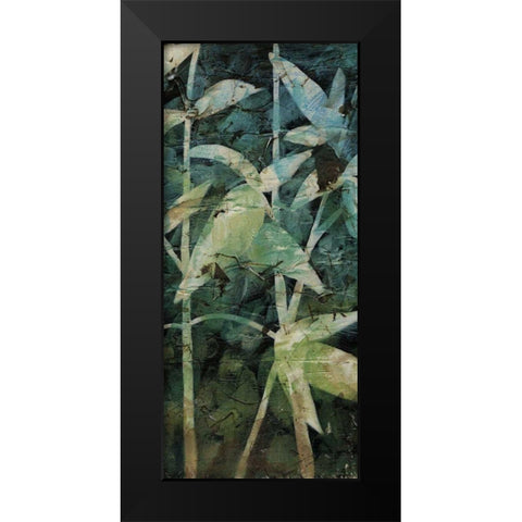 Mystic Reflections Panel II Black Modern Wood Framed Art Print by Meagher, Megan