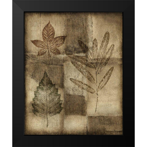 Custom Impressed on Patina IV Black Modern Wood Framed Art Print by Slocum, Nancy