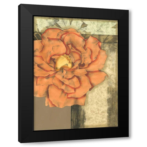 Small Ethereal Bloom I Black Modern Wood Framed Art Print with Double Matting by Goldberger, Jennifer