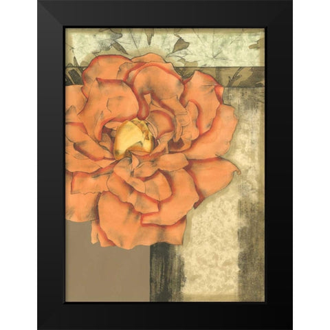 Small Ethereal Bloom I Black Modern Wood Framed Art Print by Goldberger, Jennifer