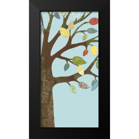 Arbor Patterns I Black Modern Wood Framed Art Print by Meagher, Megan