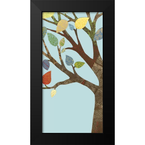 Arbor Patterns II Black Modern Wood Framed Art Print by Meagher, Megan