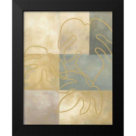 Arbor Leaves I Black Modern Wood Framed Art Print by Zarris, Chariklia