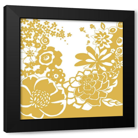 Vibrant Tokyo Garden I Black Modern Wood Framed Art Print with Double Matting by Zarris, Chariklia