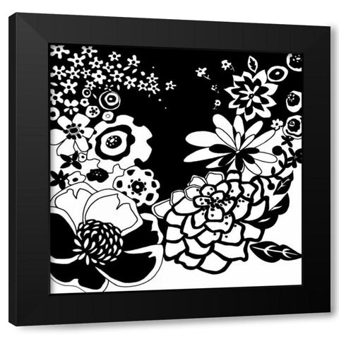 Tokyo Garden II Black Modern Wood Framed Art Print by Zarris, Chariklia