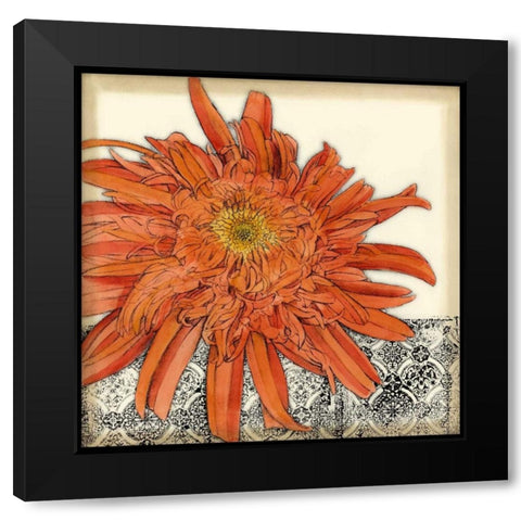 Botanica I Black Modern Wood Framed Art Print with Double Matting by Goldberger, Jennifer