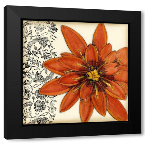 Botanica IV Black Modern Wood Framed Art Print with Double Matting by Goldberger, Jennifer