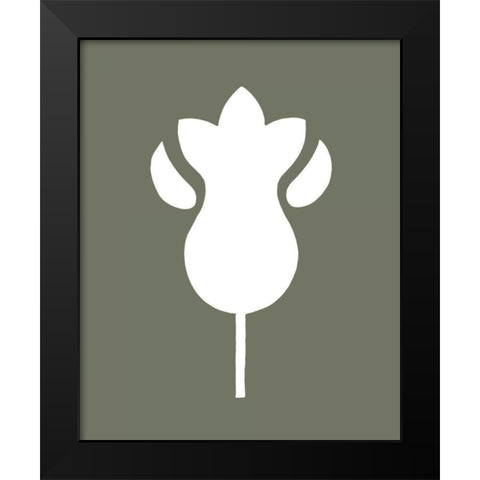 Simple Silhouette VIII Black Modern Wood Framed Art Print by Vision Studio
