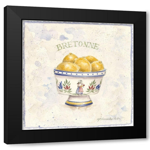 French Pottery II Black Modern Wood Framed Art Print with Double Matting by Pallan, Nancy S.