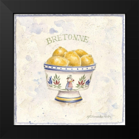 French Pottery II Black Modern Wood Framed Art Print by Pallan, Nancy S.