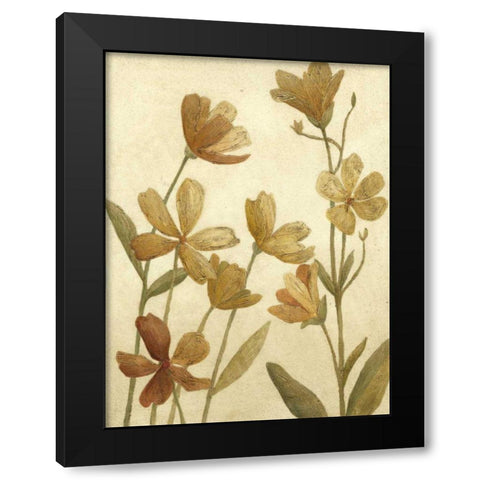Small Wildflower Field II Black Modern Wood Framed Art Print by Meagher, Megan