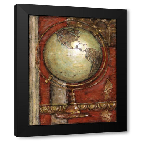 Journeys Beginning I Black Modern Wood Framed Art Print with Double Matting by Zarris, Chariklia