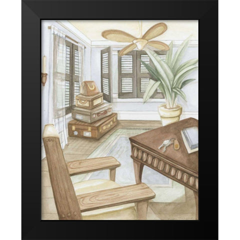 Grand Hotel Vignette I Black Modern Wood Framed Art Print by Meagher, Megan