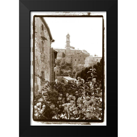 Church Bells Ringing Black Modern Wood Framed Art Print by DeNardo, Laura