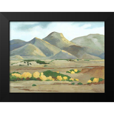 Mini Western Vista V Black Modern Wood Framed Art Print by Zarris, Chariklia