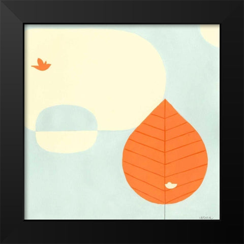 Citrus Grove II Black Modern Wood Framed Art Print by Vess, June Erica