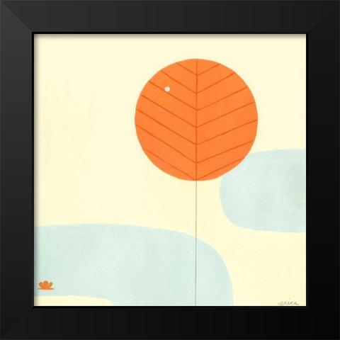 Citrus Grove III Black Modern Wood Framed Art Print by Vess, June Erica