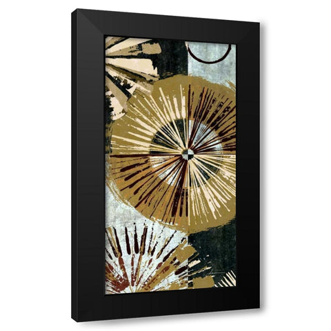 Outburst I Black Modern Wood Framed Art Print with Double Matting by Burghardt, James