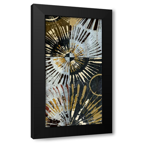Outburst III Black Modern Wood Framed Art Print with Double Matting by Burghardt, James