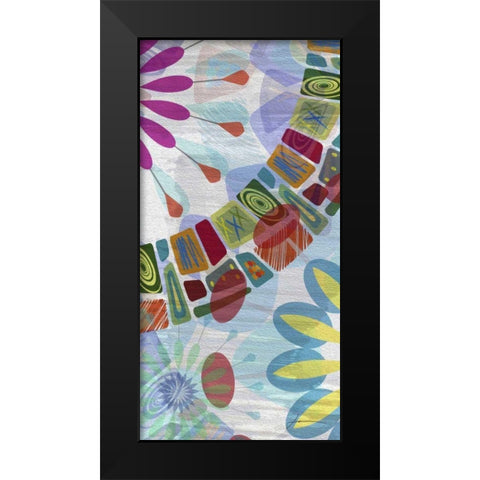 Midway Panels I Black Modern Wood Framed Art Print by Burghardt, James
