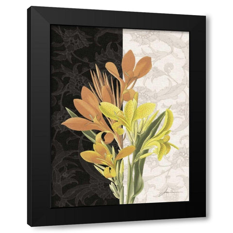 Centerpiece I Black Modern Wood Framed Art Print by Burghardt, James