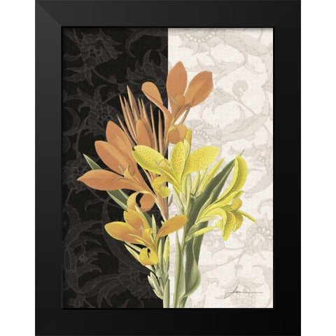 Centerpiece I Black Modern Wood Framed Art Print by Burghardt, James