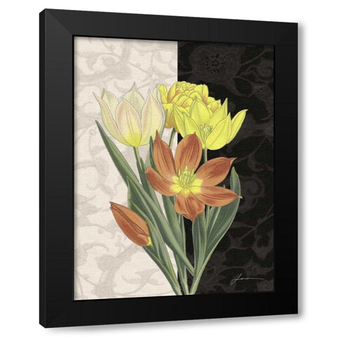 Centerpiece II Black Modern Wood Framed Art Print with Double Matting by Burghardt, James
