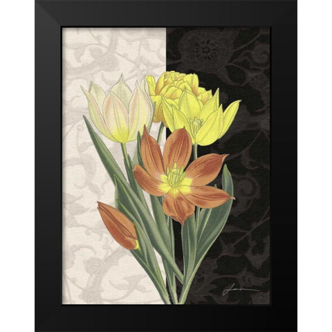 Centerpiece II Black Modern Wood Framed Art Print by Burghardt, James
