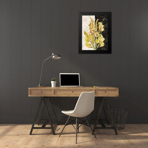 Centerpiece IV Black Modern Wood Framed Art Print by Burghardt, James
