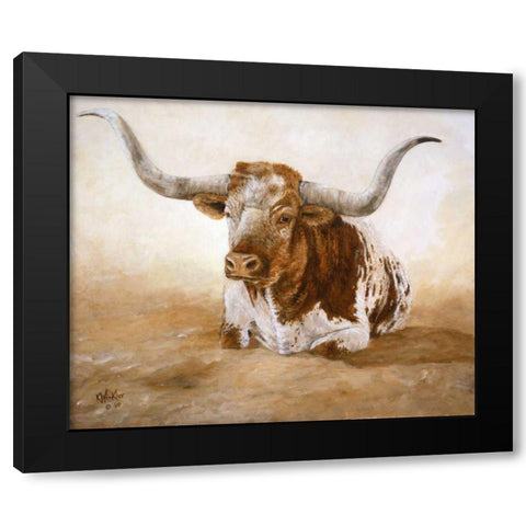 Easy Rider Black Modern Wood Framed Art Print with Double Matting by Winkler, Kathy