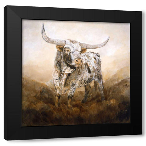 Dont Mess with Me Black Modern Wood Framed Art Print by Winkler, Kathy