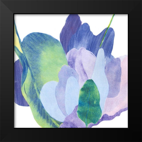 False Indigo II Black Modern Wood Framed Art Print by Roth, Carolyn