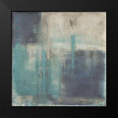 Crossfade I Black Modern Wood Framed Art Print by Vess, June Erica