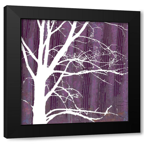 Small Aurora Silhouette IV Black Modern Wood Framed Art Print with Double Matting by Ludwig, Alicia