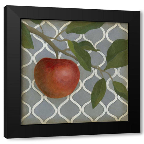 Fruit and Pattern III Black Modern Wood Framed Art Print with Double Matting by Meagher, Megan