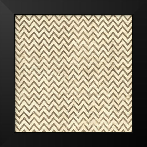 Ethnic Motif I Black Modern Wood Framed Art Print by Vision Studio