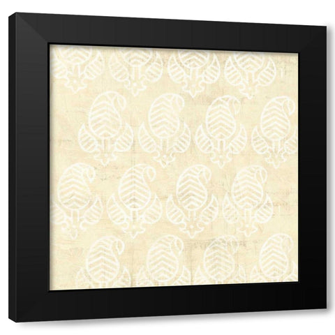 Ethnic Motif II Black Modern Wood Framed Art Print with Double Matting by Vision Studio