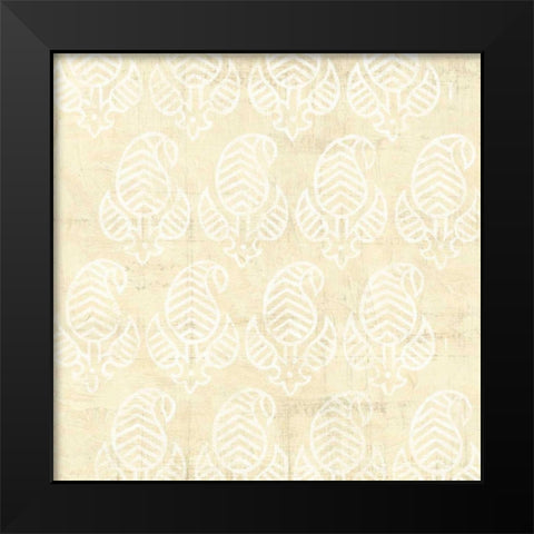 Ethnic Motif II Black Modern Wood Framed Art Print by Vision Studio